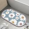 Впитывающий коврик для пола в ванной, коврик для двери в ванной, коврик для двери из диатомовой грязи, туалет, туалетный нескользящий коврик для ног, ковер для ванной