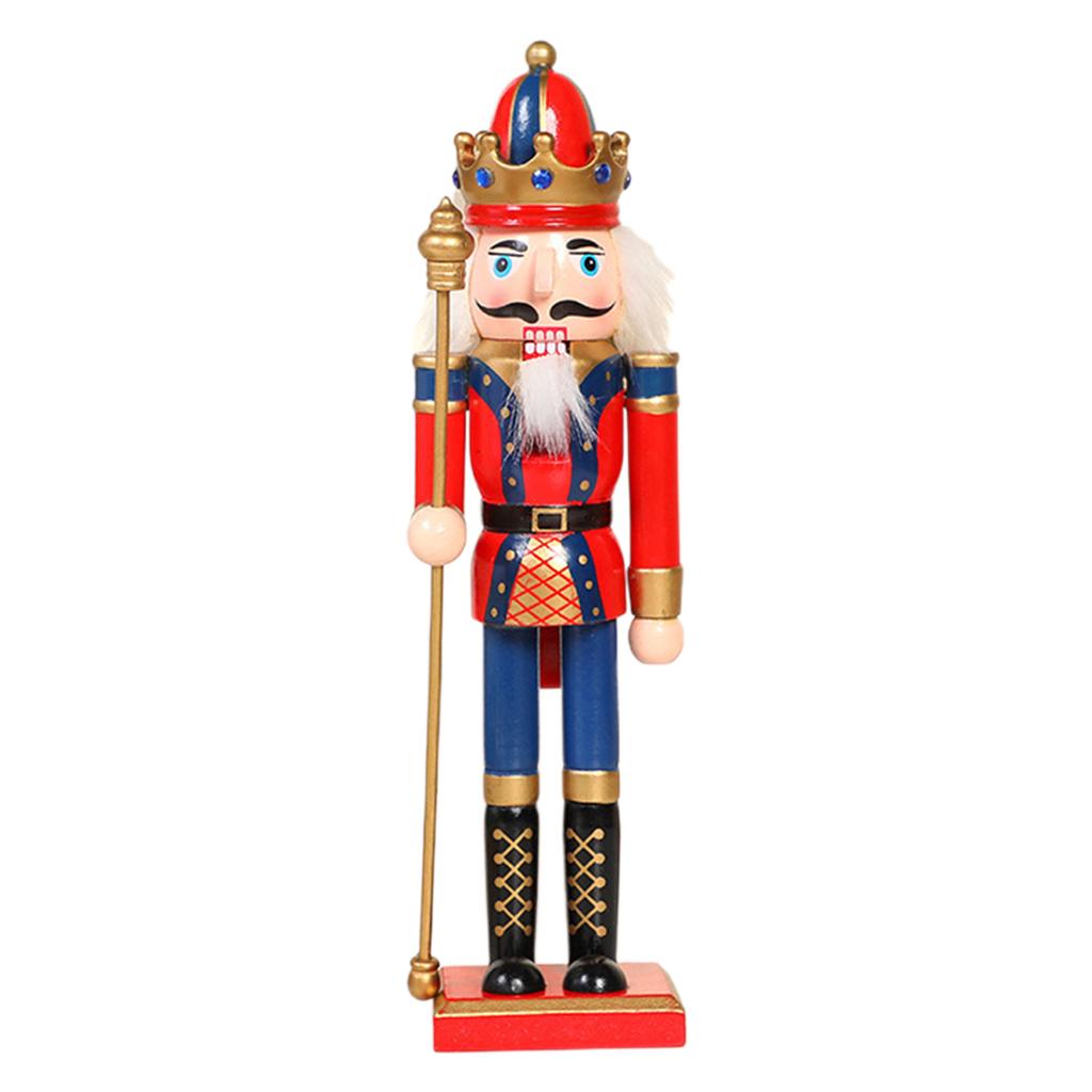 Intricately Carved Wooden Nutcracker Christmas Nutcracker Festival Christmas Mini Soldier Decorations Fine Craft