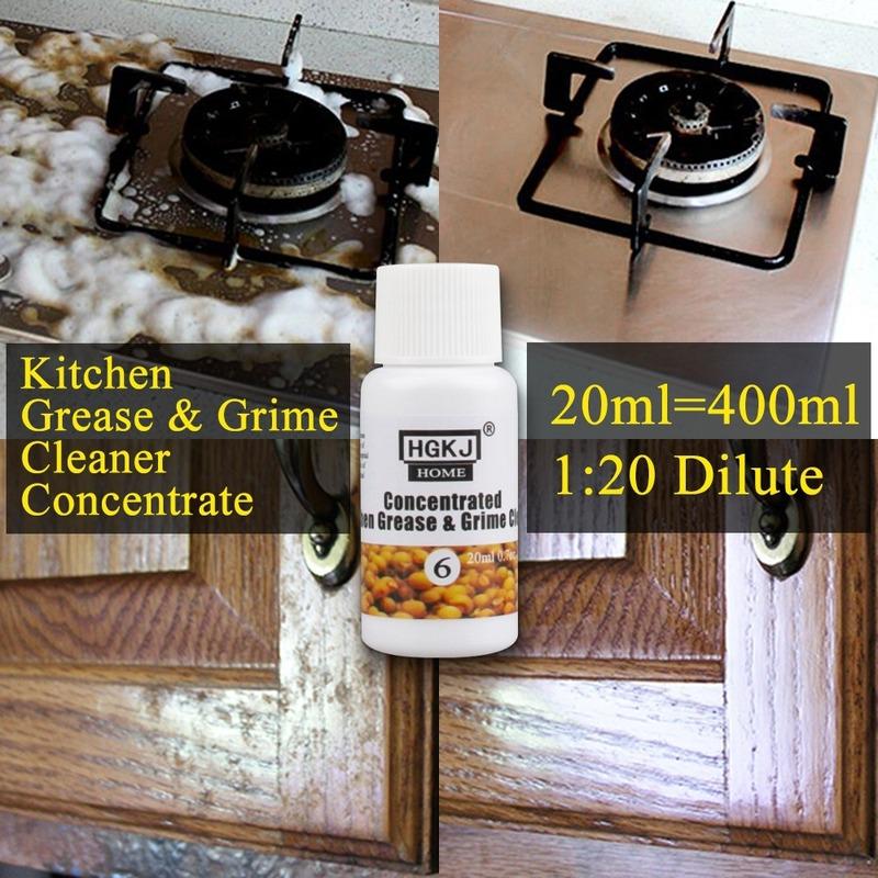 50ml/20ml Kitchen Grease Remover Multi-Purpose Foam Detergent Grime Concentrate Cleaner