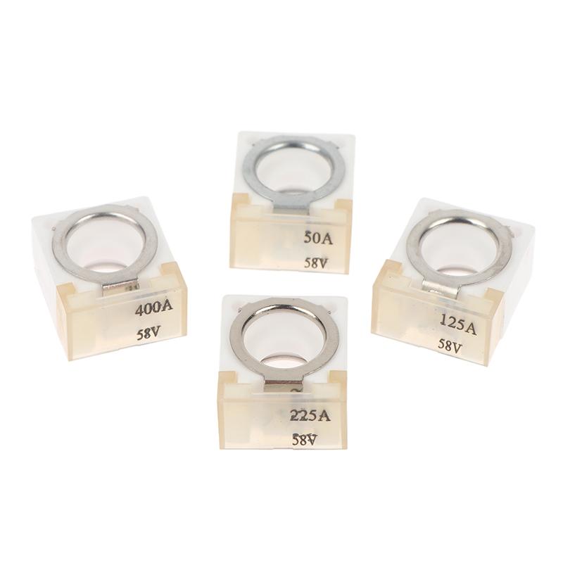 30A-600A Battery Terminal Mount Fuse Block Kit 58V With Single Stud 5/16" Marine Rated Battery Fuse For Boat Truck Rv