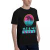 Miami Vice Раунд 100 Хлопок Повседневная Дышащая Удобная Одежда Дизайнерская Одежда Мужчины Мужская Одежда
