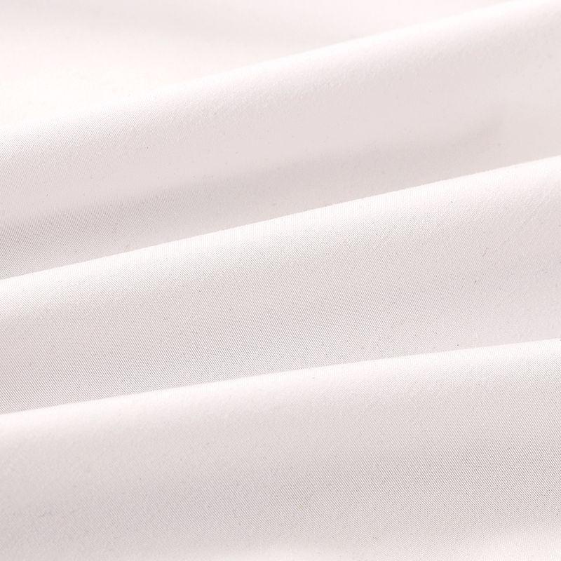 Soft Lightweight Fitted Sheet Solid Color Mattress Protective Cover For Cozy Sleeping