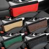 Suede Seat Side Storage Pocket for Car Seats Gap Filler Organizer Box Pu Leather
