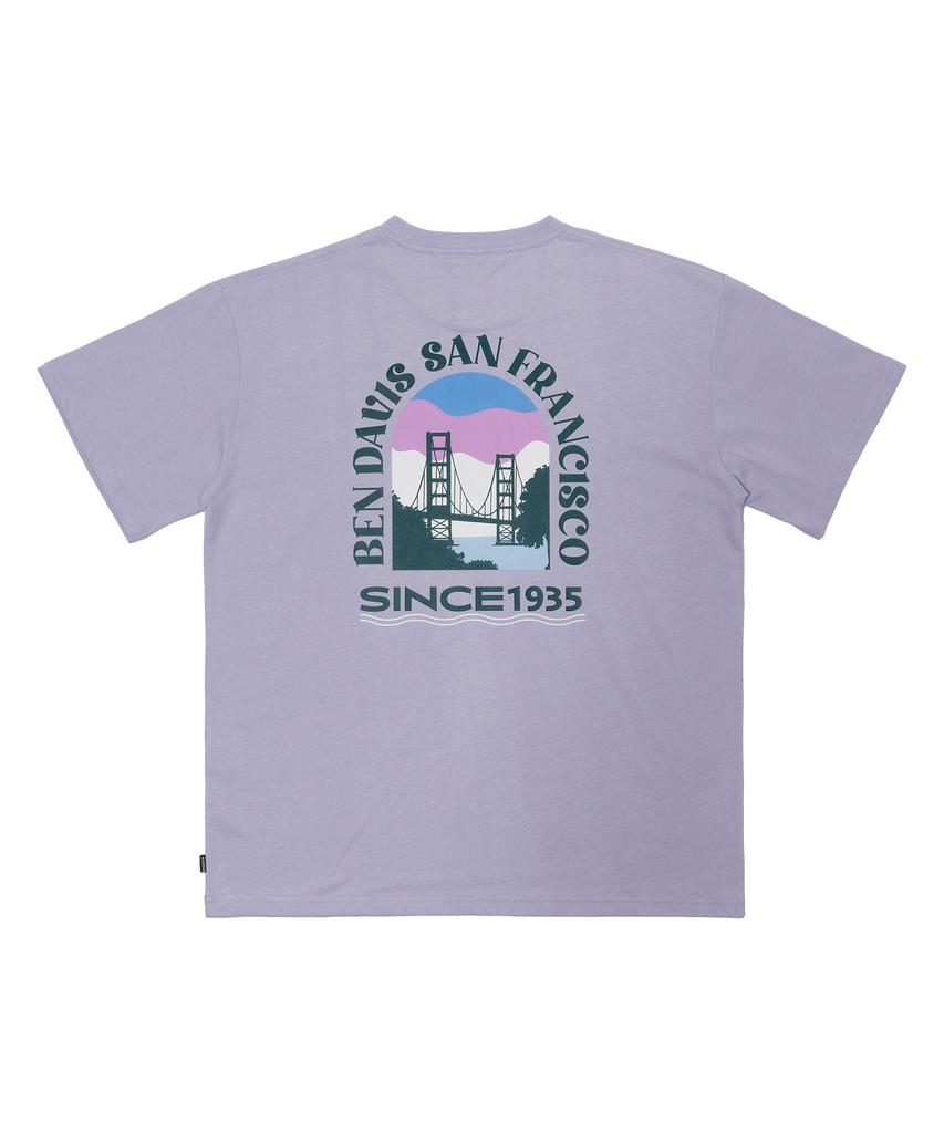 BEN DAVIS Футболка Original Arch Print Черная