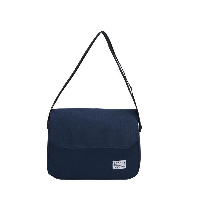 Мужская сумка сумка-мессенджер сумка через плечо горизонтальная сумка чехол женская сумка корейская версия простая сумка через плечо с напечатанным логотипом