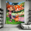 Pat the Dog Wall Hanging Printed Fabric Blanket Decorative Tapestries for Bedroom Living Room Home Decor