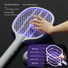 Electric Mosquito Swatter: Folding, Handheld, Rechargeable with Automatic Luring and Killing Lamp