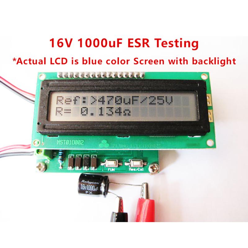 New Capacitance Online Tester ESR Ohm Meter Electrolytic Capacitor ESR Value Tester Resistance Milliohm Meter Multimeter
