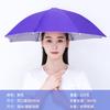 Складной зонт-шляпа Hands Free с регулируемым размером для защиты от дождя и солнца на открытом воздухе, с ручным механизмом открытия/закрытия, подходит для взрослых и детей