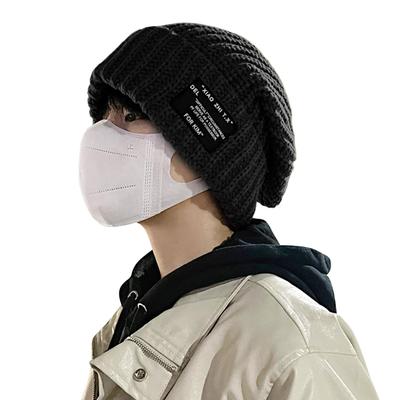 MOWO Вязаная шапка и зимняя шапка бини, один размер подходит идеально для улицы и путешествий, мужская [большой размер, легкая, теплая, стильная] шапка, теплая, ветрозащитная, толстая,