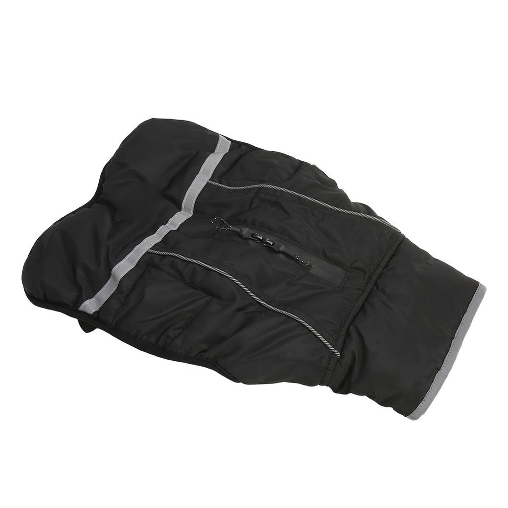 Плюшевый ошейник для домашних животных, теплая куртка из хлопка, светоотражающая, водонепроницаемая, свободная, для собак, осень-зима, для маленьких