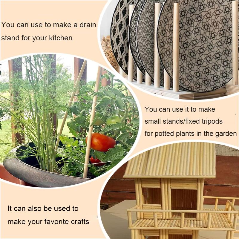 10/25/50/100 шт. круглые деревянные палочки, палочки для рукоделия, изготовление фруктового мороженого и изготовление моделей, игла для торта, сделай сам, прочная игла, строительная модель, деревообработка