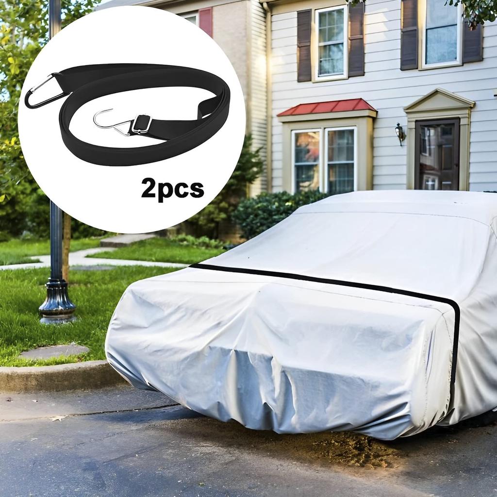Powanfity Car Cover, Windproof Rope, 173.3 X 1.0 Inches (440 X 2.5 Cm), 2