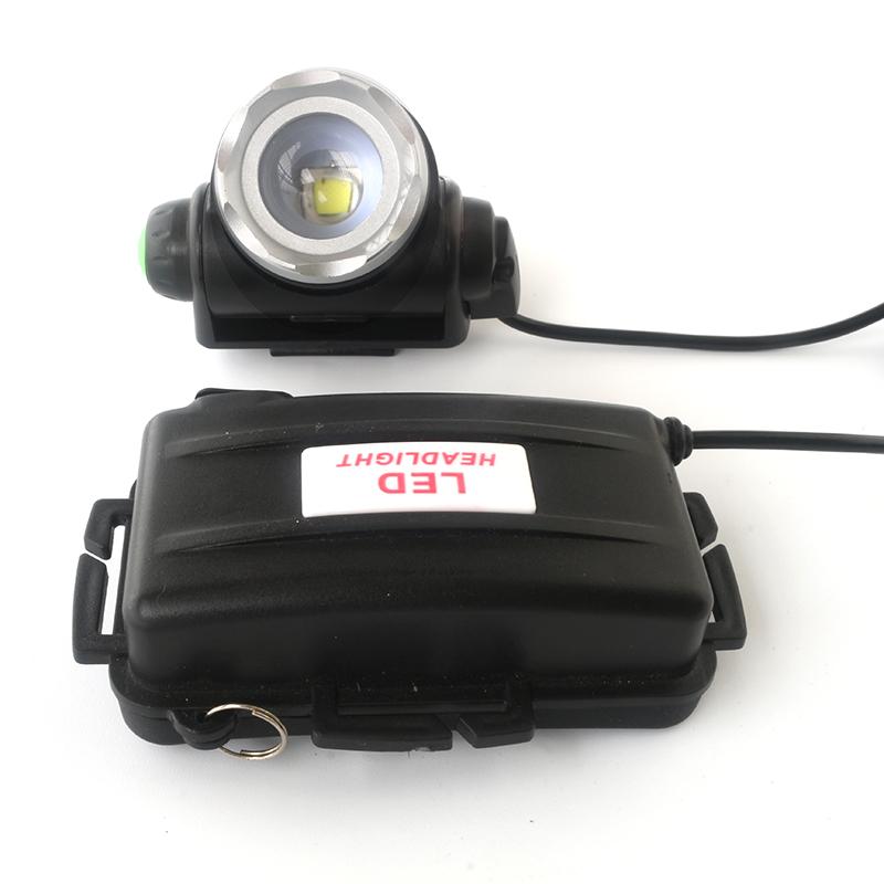 Super Bright LED Headlamp T6 Zoomable Headlight USB Rechargeable 6000lm Head Flashlight Torch Lamp Light Lantern