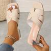 Summer New Women Slippers Flat Bottom Non-slip Outdoor Open Toe Beach Female Sandals Sexy Fashion Design Slides Woman Shoes