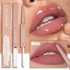2in1 Matte Velvet Lipliner Pen Waterproof Natural Lip Plumping Outline Contour Clear Highgloss Lip Oil Solid Lipstick 10 Colors