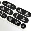 New Radio Button Repair Decal Sticker Kit For Cadillac Isuzu 2002-2006
