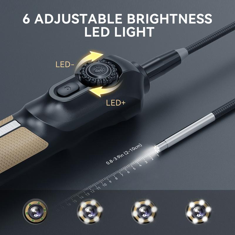 THINKCAR TES102 USB Видеоэндоскоп с LED-подсветкой, водонепроницаемый, диагностический инструмент для автомобиля, для MUCAR 892BT 689BT
