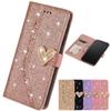 Glitter Bling Case For Samsung A22 A32 A72 A12 A42 A51 S22 Ultra S21 S20 FE Flip Leather Book Love Cover