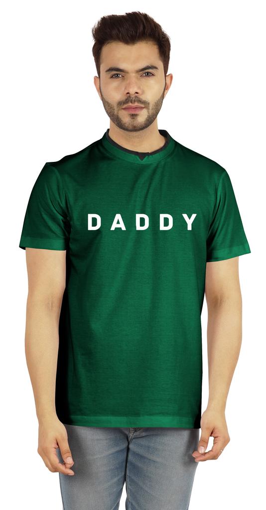 Inkmeso Мужская футболка с круглым вырезом и V-образным вырезом с надписью Daddy Tshirt For Dads Jersey