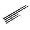 4 Pcs Car Glossy Black Plastic Side Skirt Door Line Sill Decoration Trim Cover