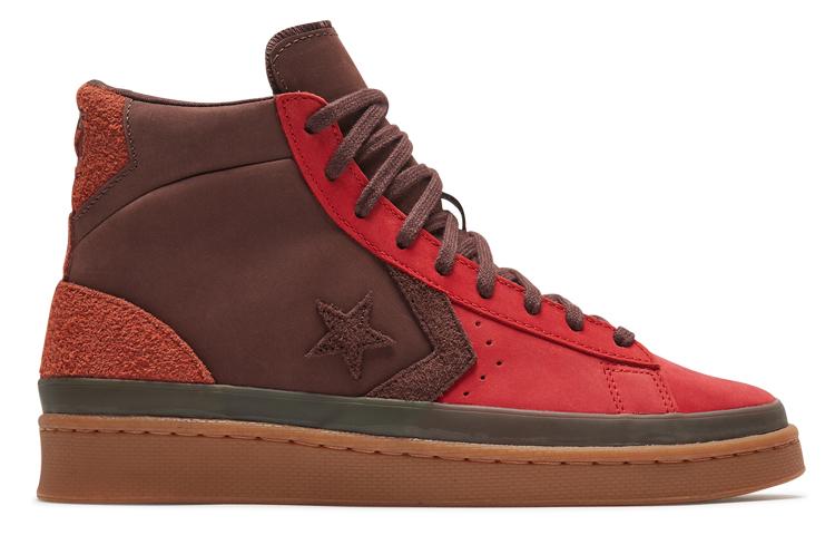 Men's Sneakers Converse Pro Leather 2000s Pack Bison Fiery Scarlet/Deep Mahogany