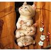 5D DIY Diamond Painting Three Cats Diamond Embroidery Full Mosaic Kits Cross Stitch Home Decor Handmade Gifts