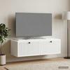 Wall Mounted TV Cabinet White 98 x 41 x 30 cm Engineered Wood