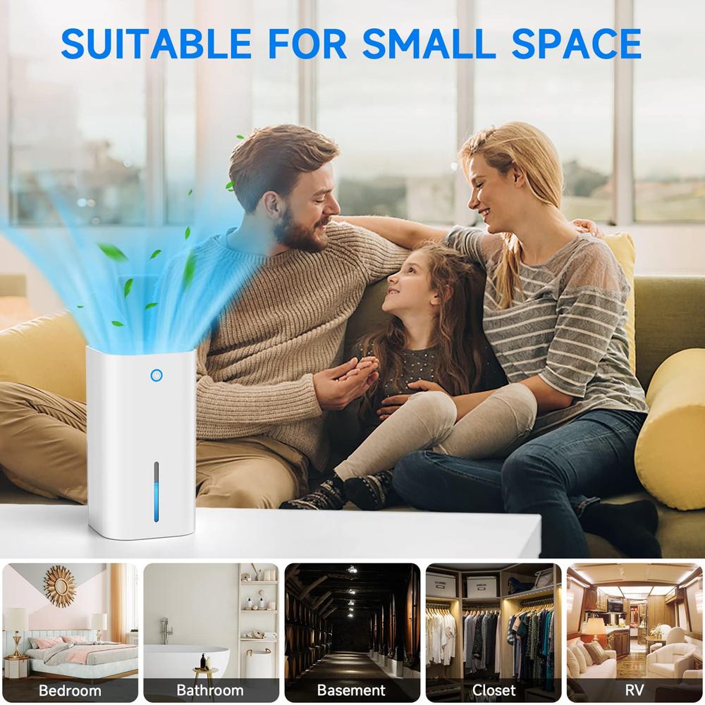 Осушитель воздуха для дома, поглотитель влаги, электрические тихие портативные осушители воздуха для спальни, подвала, офиса, дезодорант, осушитель воздуха
