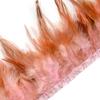 1M 5M 10Meters Dyed Colorful Rooster Chicken Feathers Trim 8-12CM Soft Plumes Ribbon Fringe for Wedding Dress Sewing Decoration