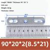 304 Stainless Steel Double Hole Metal Straight Plate Thickened Flat Gasket With Holes Blocking Plate Bolt Accessories