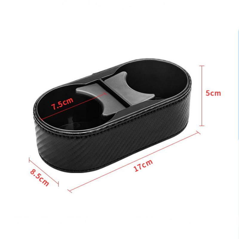 Автомобильный двойной подстаканник Многофункциональный держатель для телефона Противоскользящий органайзер для хранения Идеально для семейных путешествий и ежедневных поездок