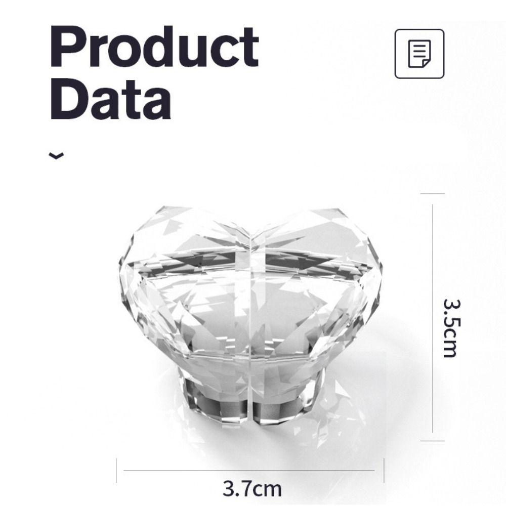 Universal Heart Shaped Toilet Tank Button Broken Heart Shaped Furniture Handle  Toilet