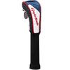 TaylorMade Austec Utility Headcover, White/Navy/Red, Men's TJ130, 2023SS