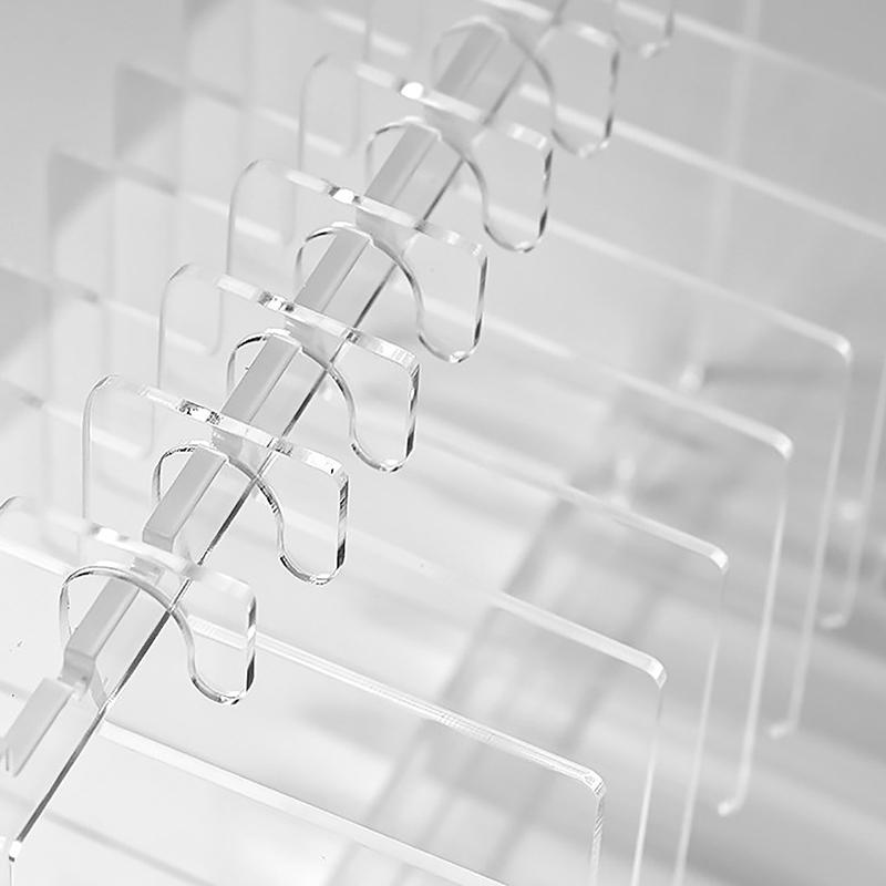 Ins Прозрачный акриловый крючок в стиле нейл-арта, стойка для демонстрации гелевых цветных работ, выставочные инструменты