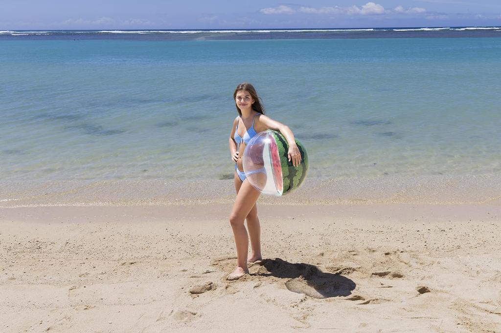 Igarashi Beach Ball 60cm Realistic Half Watermelon Ball, Inflated Size Approximately 50cm, BBC-60H