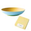 Asahi Koyo Diameter X Height 1 Made In Dishwasher Microwave Tableware Series That Can Be Used As a Set Home Children's Plate, 16.1cm 3.5cm, Blue,