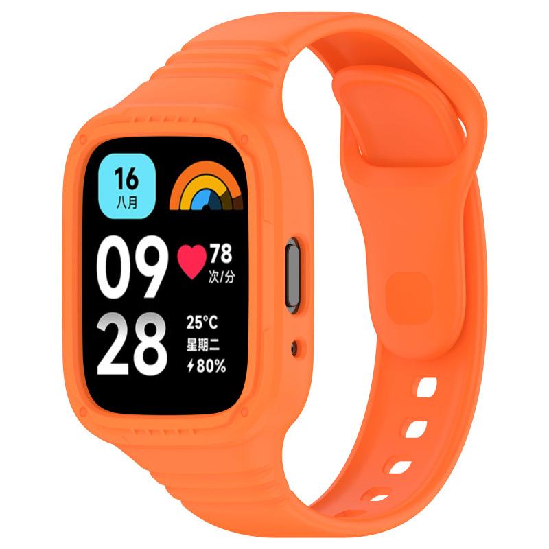 Силиконовый чехол-ремешок для Xiaomi Redmi Watch 3 Active, мягкий спортивный силиконовый чехол-ремешок для Redmi Watch 3 Lite, аксессуары для браслета
