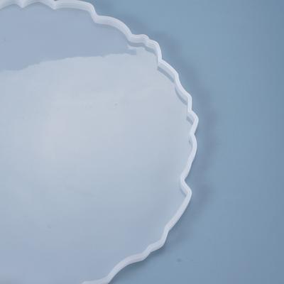 Плесень Круглая форма Силиконовая форма в форме волны Основание для подставок Домашняя эпоксидная смола УФ-сделай сам Ремесло из смолы