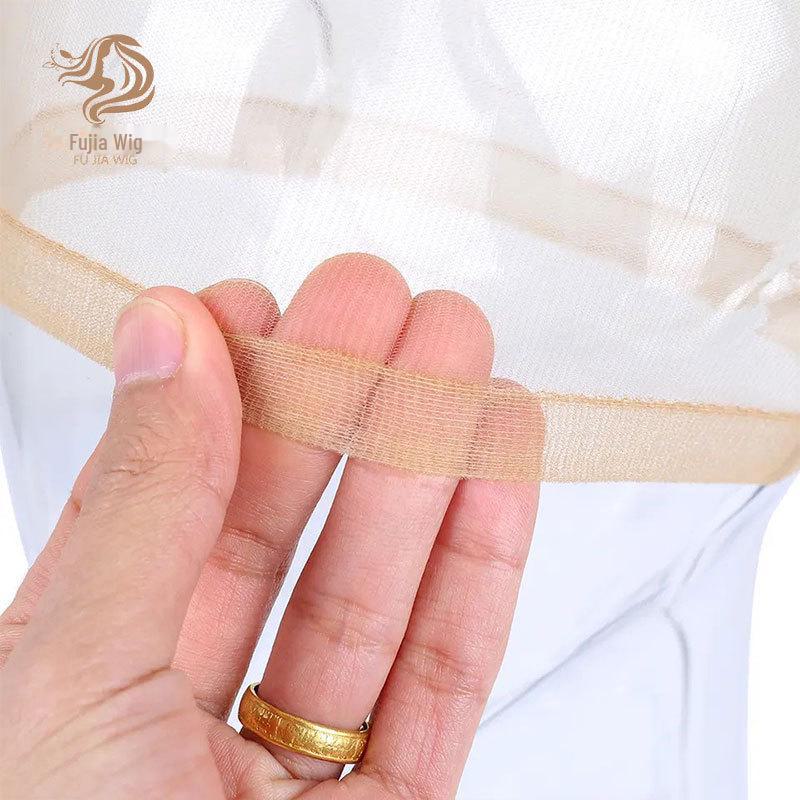 HD кружевная невидимая супер эластичная сетка для волос парик шапочка