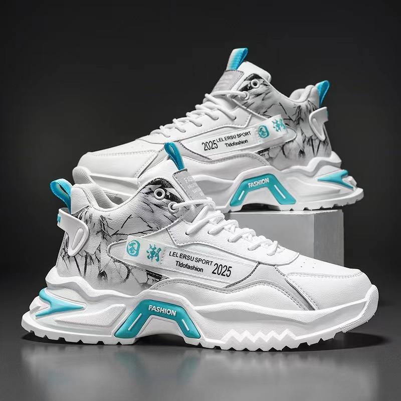 Весенние высокие кроссовки для мужчин 2025 Новые кроссовки для бега и отдыха