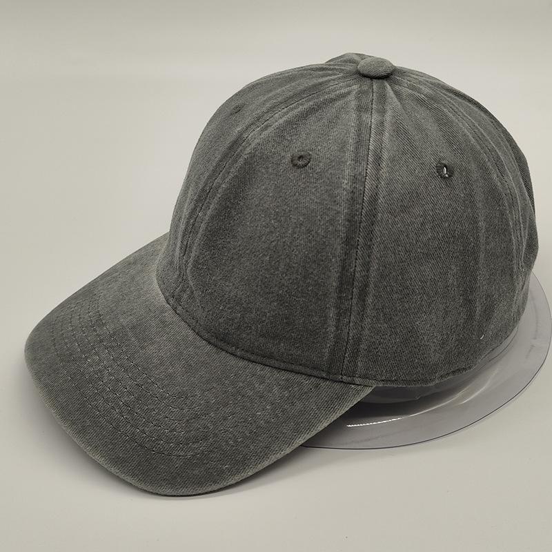 Vintage Distressed American 6-Panel Baseball Cap-Adjustable for Outdoor Streetwear