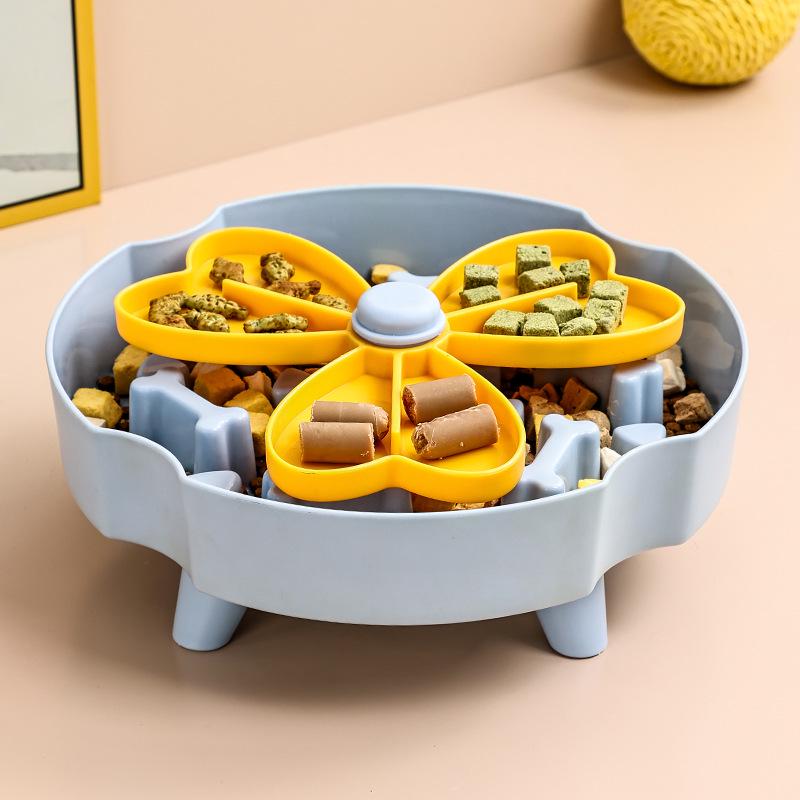 Cross-Border Pet Puzzle & Slow Feeder Bowl: Slow Eating Toy for Dogs & Cats, Snack Dispenser, Boredom Relief