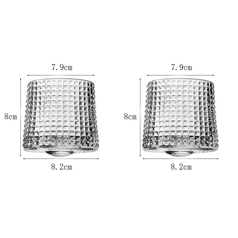 Luxury Wine Glasses Whiskey Glass Rotating Glass Cup Exquisite Transparent Tumbler Cup Bar Personalized Wine Cup Christmas Gift