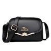 2025 New Small Square Bag Women's Bag Soft Leather Texture Korean Version Trendy Fashion Simple Women's Shoulder Crossbody Handbag
