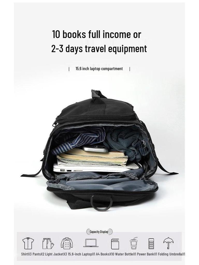 Мужской дорожный рюкзак большой вместимости и наплечная сумка для спортзала