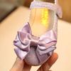 RE Fashion Girls Sandals Kids Princess Bowknot Dance Leather Single Shoes