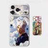 Премиальная виниловая наклейка J-JoJo's Bizarre Adventure для iPhone 17 Pro/Max, Защитная наклейка на заднюю панель и рамку камеры (Не чехол)