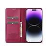 Прочный Кошелек-книжка с Магнитными Слотами для Карт из Кожи для iPhone 16 Pro Max 16E 15 14 13 12 11 Флип Тонкая Сумка Бизнес Карманный Чехол