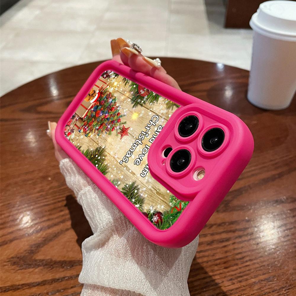 N114 Веселого Рождества desig art С Новым годом Мягкие чехлы для телефонов Angel Eyes для iPhone 16 15 14 13 11 Pro Max 8 7 6s Plus 12 XR XS Max Противоударный чехол